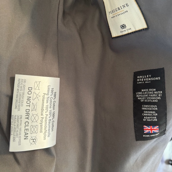 PEREGRINE Bexley Brown Waxed Cotton Jacket NWT XXL (fits Like L/XL) Made In UK - Picture 8 of 16